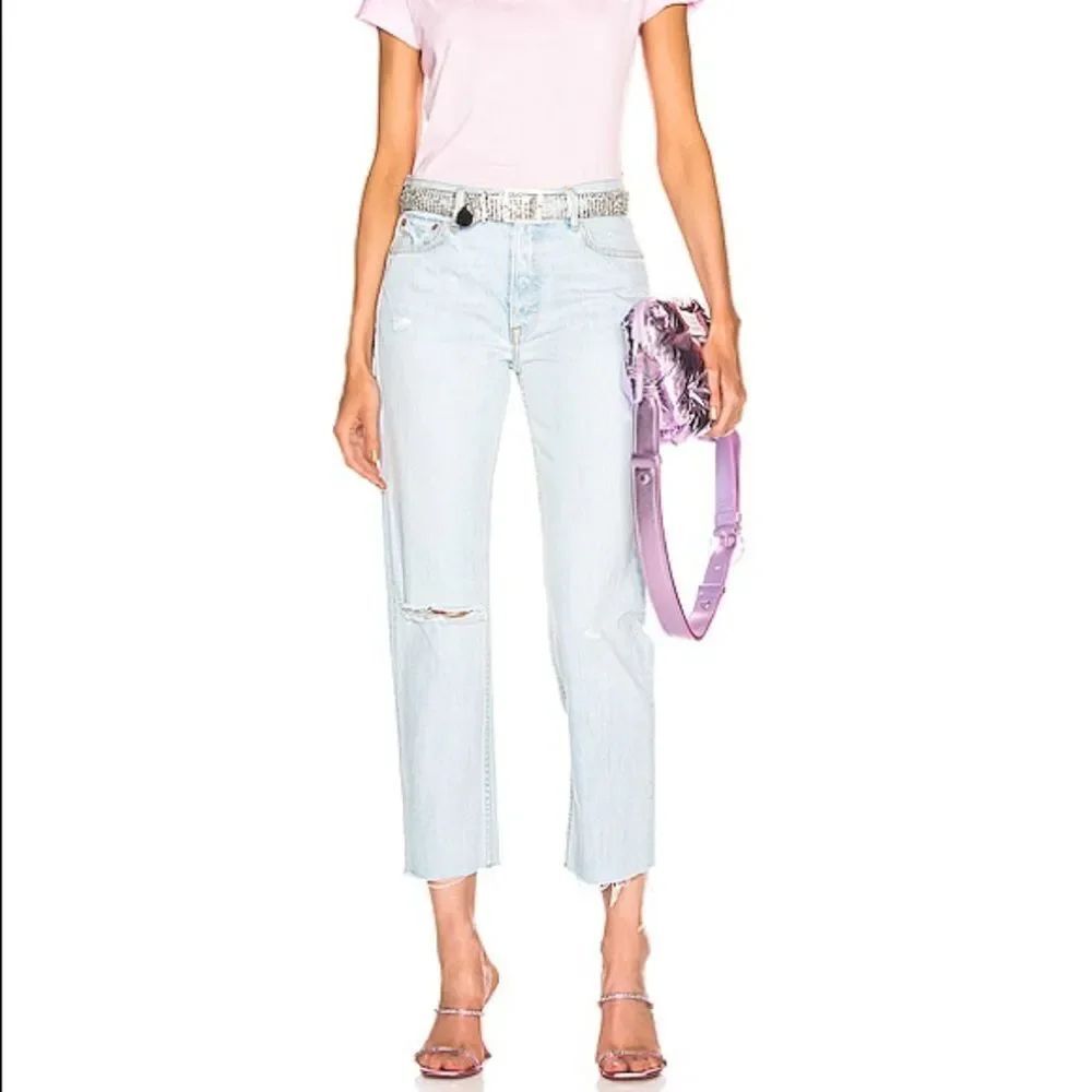 GRLFRND HELENA Straight leg high waist Jeans